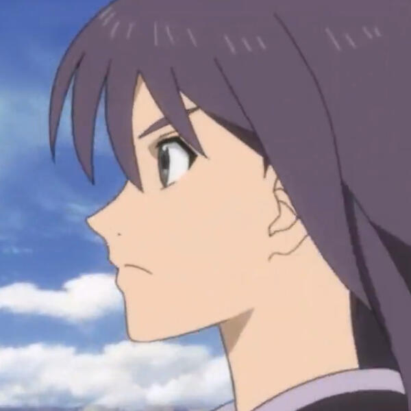 a screenshot of yuri from the opening of tales of vesperia, looking off into the distance