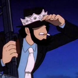 screenshot of jigen from lupin iii: the castle of cagliostro