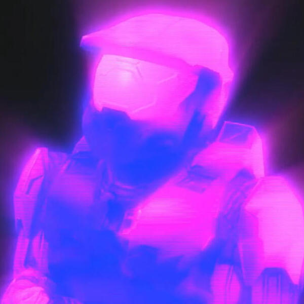 a screenshot of theta's hologram from season 12